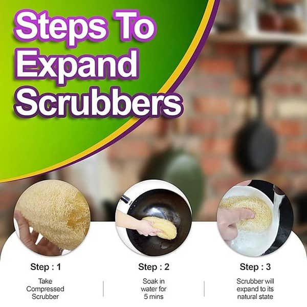 Indigenous Living Natural Kitchen Scrubber 1 - LXINDIA.COM