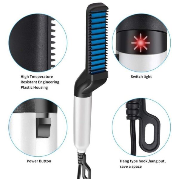 JAAP Electric Hair Straightener Brush for Men2 - LXINDIA.COM