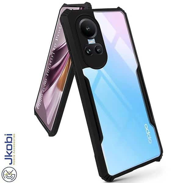 Jkobi Back Cover Case for Oppo Reno 10 5G Oppo Reno 10 Pro 5G Black 1 - LXINDIA.COM