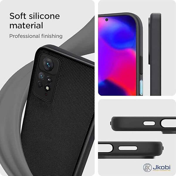 Jkobi Back Cover Case for Xiaomi Redmi Note 11 Pro 5G 11 Pro Plus 5G Black2 - LXINDIA.COM