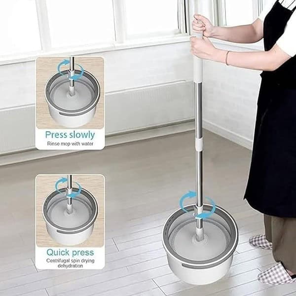 KYBERO Floor Mop and Bucket with Wringer Set3 - LXINDIA.COM