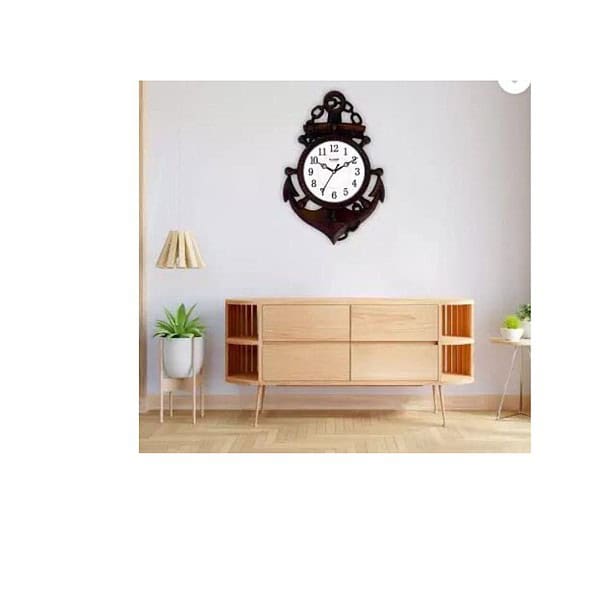 Kadio Analog Wall Clock Black with Glass B - LXINDIA.COM