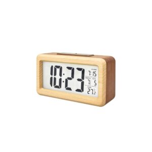 Kadio Digitak Battery Operated Wooden Led Digital Alarm Clock - LXINDIA.COM