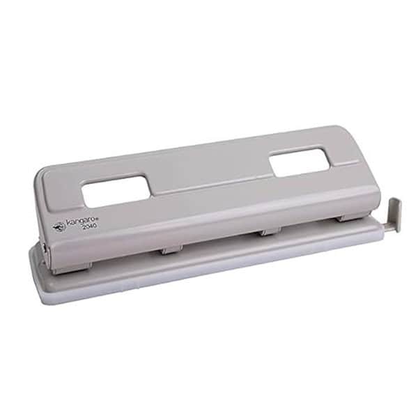 Kangaro Desk Essentials 2040 4 Hole Metal Paper Punch 1 - LXINDIA.COM