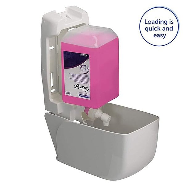 Kimberly Clark Sanitiser Dispenser Combo with Scott Luxury Foam Soap Refill 1L1 - LXINDIA.COM