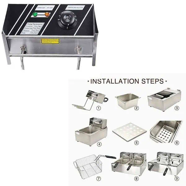 Kobbey Deep Fryer Machine Electric 12 Ltr C - LXINDIA.COM