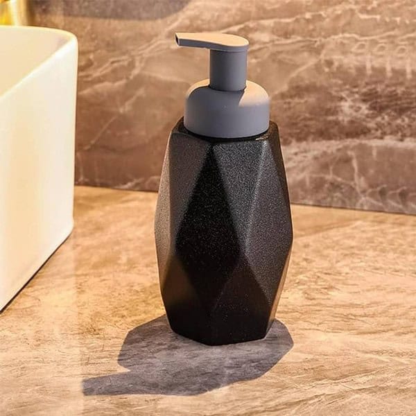 Kuber Industries Liquid Soap Dispenser 400 ml Black - LXINDIA.COM