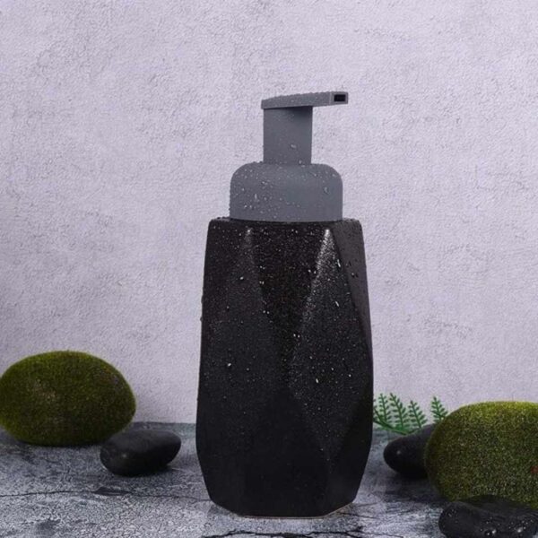 Kuber Industries Liquid Soap Dispenser 400 ml Black1 - LXINDIA.COM