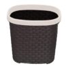 Kuber Industries Plastic Open Plastic Dustbin Without Lid Brown - LXINDIA.COM