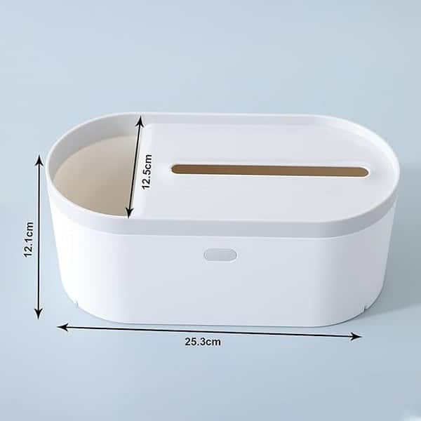 Kuber Industries Tissue Holder White2 - LXINDIA.COM