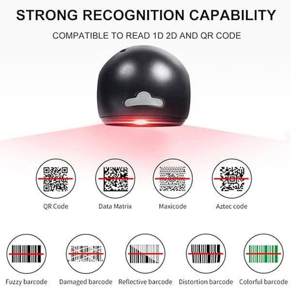 LENVII Desktop Barcode Scanner 1D 2D QR Code Scanner 1 - LXINDIA.COM