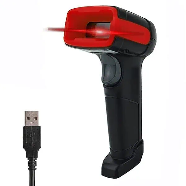 LENVII Wired 2D QR Code Scanner 1D Bar Code Scanner 1D 2D Barcode Reading Red - LXINDIA.COM