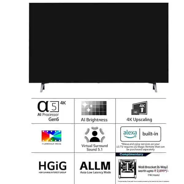 LG 139 cm 55 inches 4K Ultra HD Smart LED TV Dark Iron Gray1 - LXINDIA.COM