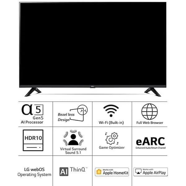 LG 80 cm 32 inches HD Ready Smart LED TV Black2 - LXINDIA.COM