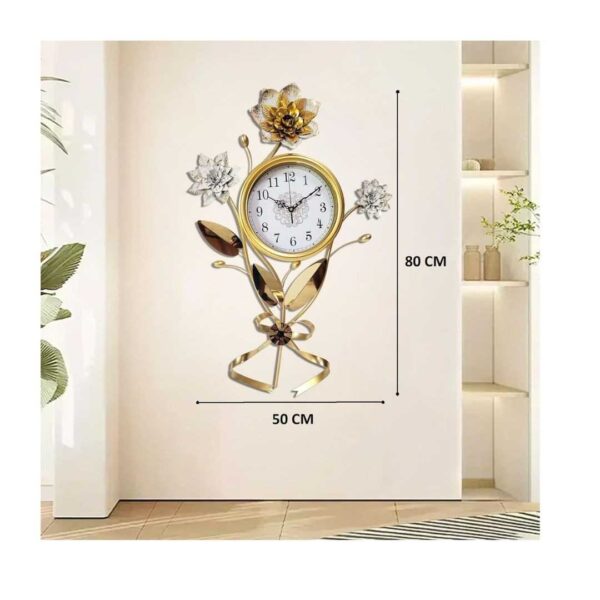 LOOKMINT Large Peacock Wall Clock 1 - LXINDIA.COM