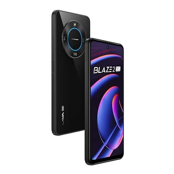 Lava Blaze 2 5G 6GB RAM 128GB Storage Glass Black1 - LXINDIA.COM