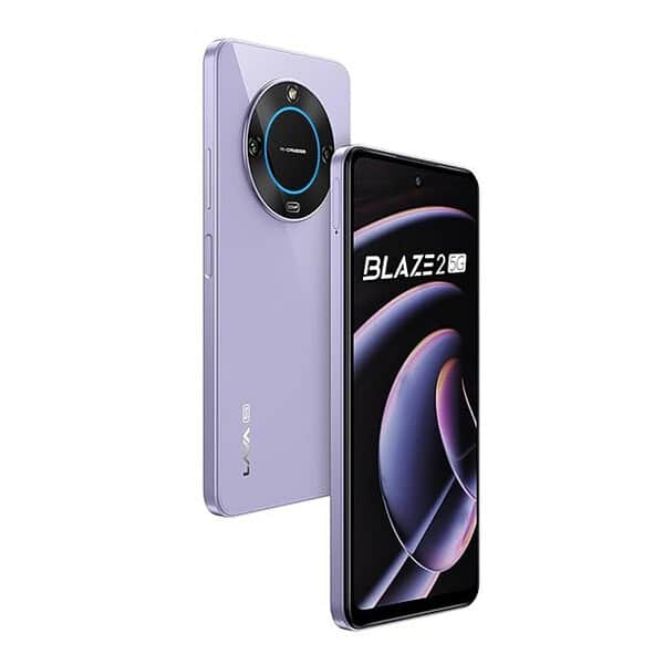 Lava Blaze 2 5G 6GB RAM 128GB Storage Glass Lavender1 - LXINDIA.COM