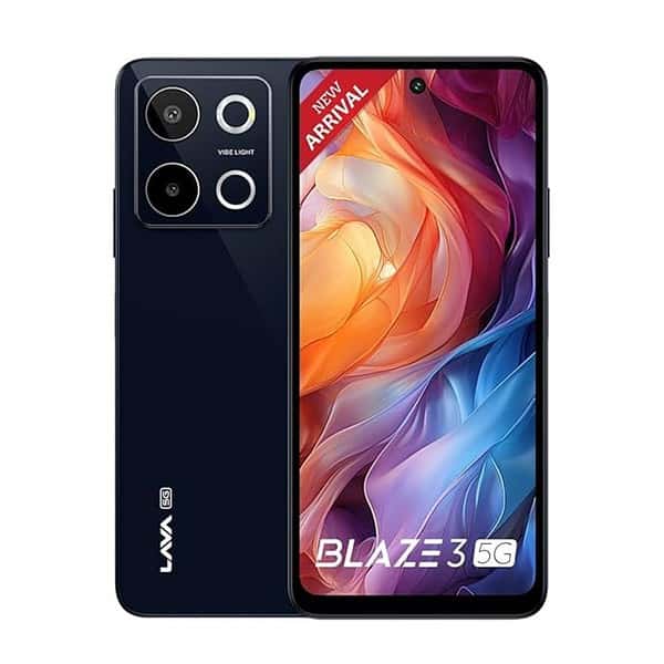 Lava Blaze 3 5G 6GB RAM 128GB Storage Glass Blue - LXINDIA.COM