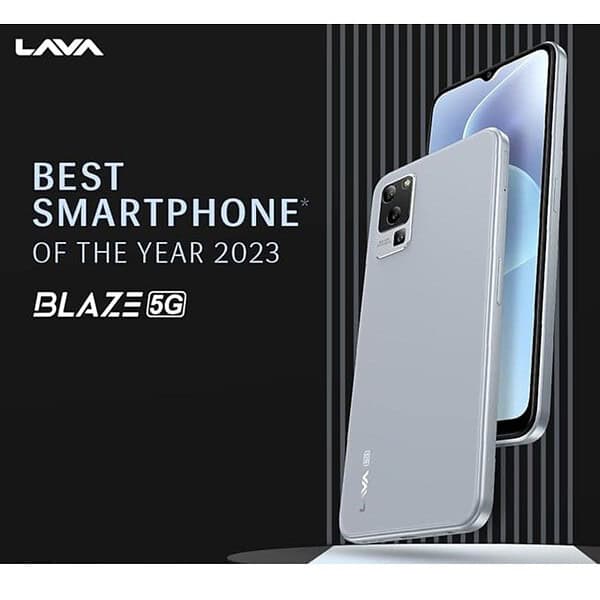 Lava Blaze 5G 6GB RAM 128GB Storage Glass Blue1 - LXINDIA.COM