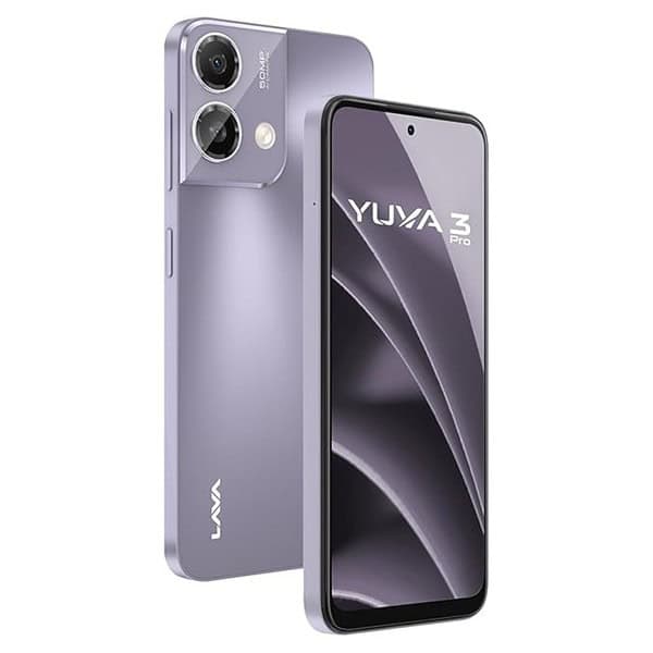 Lava Yuva3 Pro 8GB RAM 128GB Storage Meadow Purple1 - LXINDIA.COM