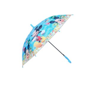 Le Daizy Stylish and Cute Printed children Umbrella Blue Mikey - LXINDIA.COM