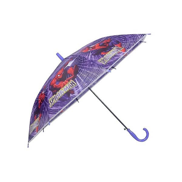 Le Daizy Stylish and Cute Printed children Umbrella Blue Spiderman - LXINDIA.COM