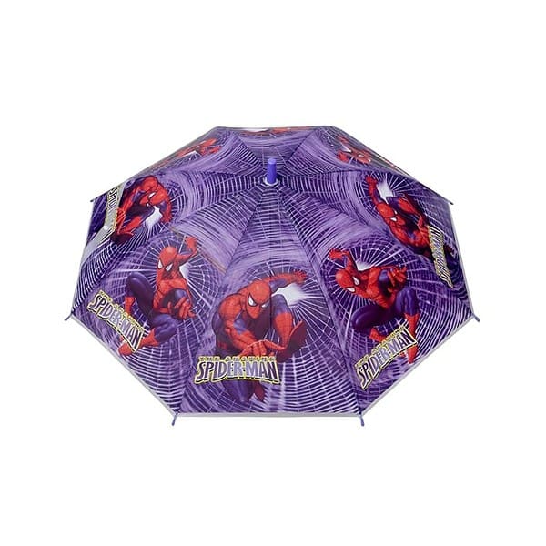 Le Daizy Stylish and Cute Printed children Umbrella Blue Spiderman A - LXINDIA.COM