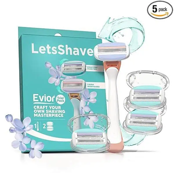 LetsShave Evior Trial Pack Shaving Razor Value Set For Women - LXINDIA.COM