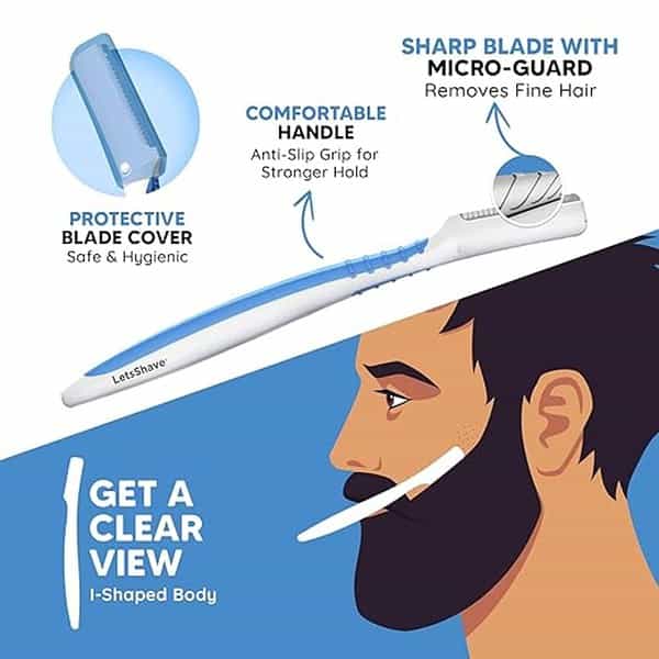 LetsShave Pro Styler for Men Beard Reusable Pack of 3 1 - LXINDIA.COM