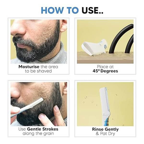 LetsShave Pro Styler for Men Beard Reusable Pack of 3 2 - LXINDIA.COM