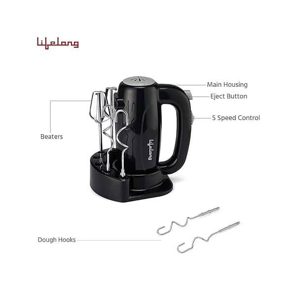 Lifelong LLHM02 300 W Regalia Plus Hand Mixer Beate A - LXINDIA.COM