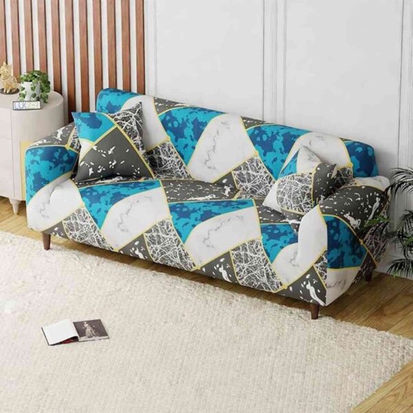 Lukzer Universal 3 Seater Sofa Cover with Pillow case 1 - LXINDIA.COM