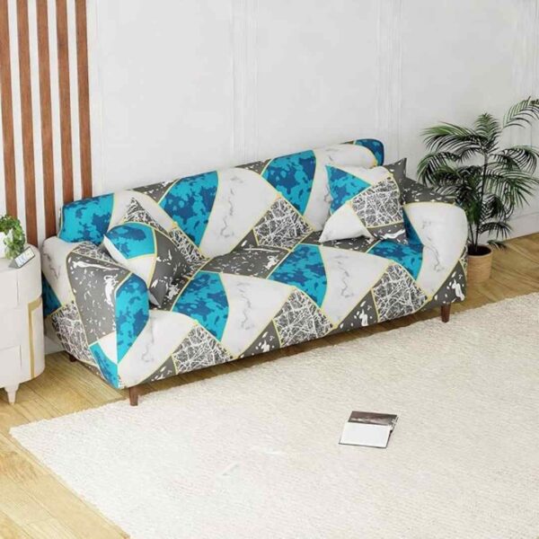 Lukzer Universal 3 Seater Sofa Cover with Pillow case 3 - LXINDIA.COM