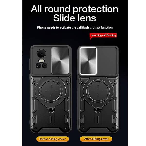 Lustree Back Cover Anti Drop Case Oppo Reno10 BLACK 1 - LXINDIA.COM