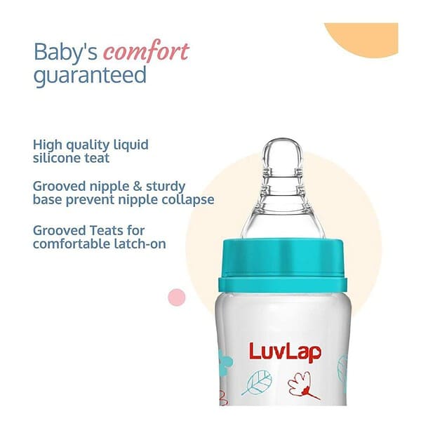 LuvLap Baby Feeding Bottle 250ml Pack of 2 A - LXINDIA.COM