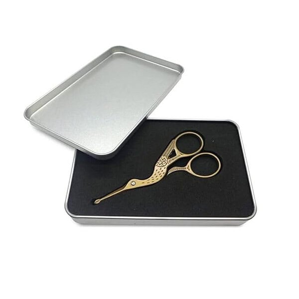 MAYCREATE Nose Hair Trimmer Ear Nose Hair Scissors for Men gold - LXINDIA.COM