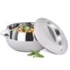 MILTON Stainless Steel Casserole 1370ml White - LXINDIA.COM