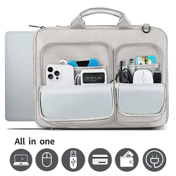 MOCA Laptop Bag 14 inch Laptop Sleeve Case Bag Multi compartment2 - LXINDIA.COM