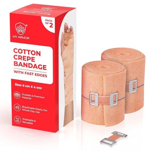 MY ARMOR Cotton Crepe Bandage for Wound - LXINDIA.COM