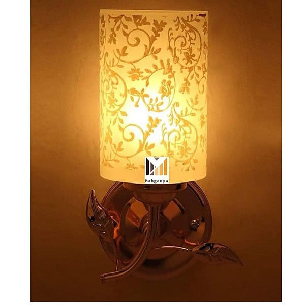 Mahganya Antique Handmade Decorative Wall Light Lamp Multicolour - LXINDIA.COM