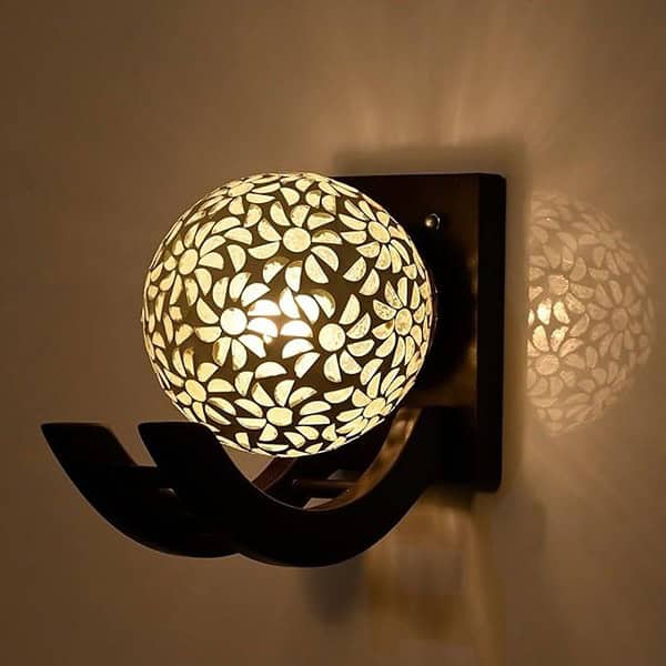 Mahganya Decorative Light for Indoor Application Without Bulb Bowl lamp - LXINDIA.COM