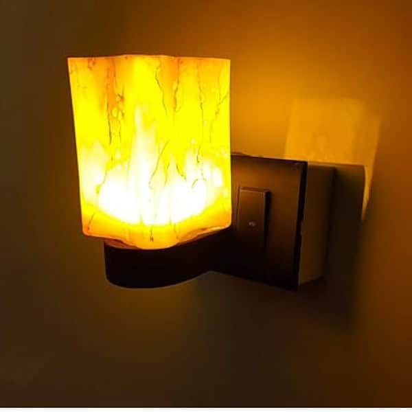 Mahganya Glass Led Plug in Smart Night Lamps - LXINDIA.COM