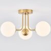 Mahganya Modern Semi Flush Mount Ceiling Light 3 Light - LXINDIA.COM