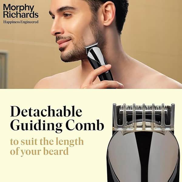 Morphy Richards AstonX BT2220 cordless beard trimmer for men 1 - LXINDIA.COM