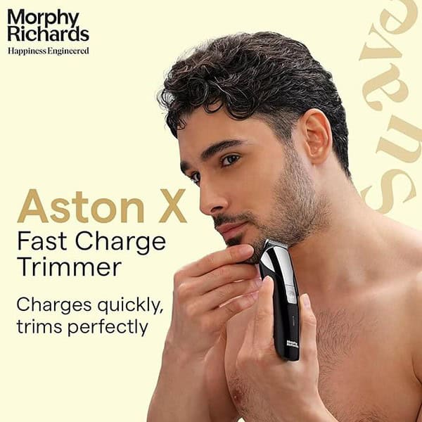 Morphy Richards AstonX BT2220 cordless beard trimmer for men 2 - LXINDIA.COM