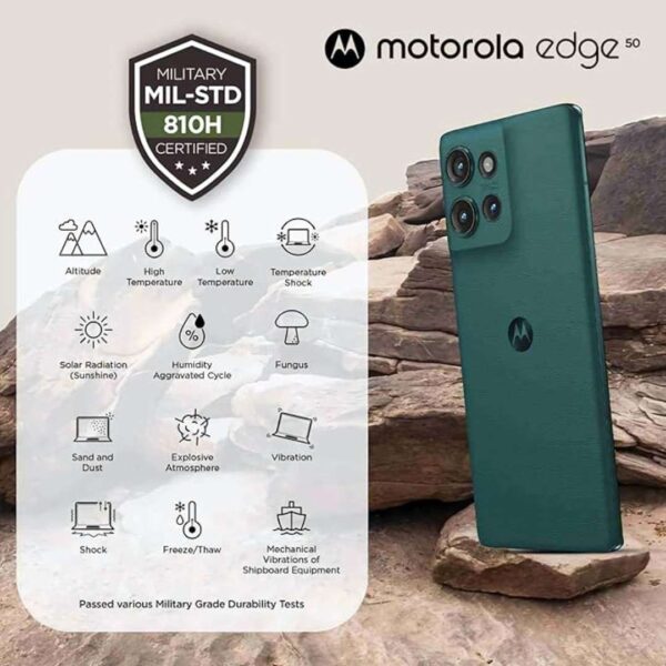 Motorola Edge 50 5G 8GB RAM 256GB Storage Jungle Green2 - LXINDIA.COM