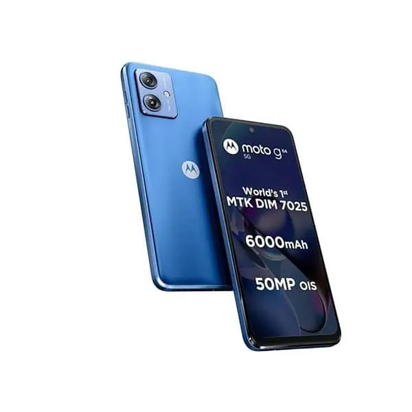 Motorola g64 5G 12 GB RAM 256 GB storage Pearl Blue - LXINDIA.COM