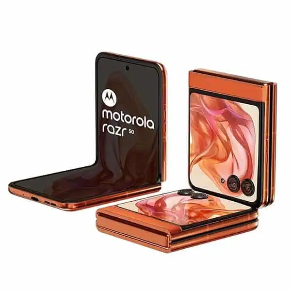 Motorola razr 50 8GB RAM 256GB Storage Spritz Orange - LXINDIA.COM