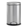 Mummas LIFE Stainless Steel Plain Pedal Bin with Plastic Bucket - LXINDIA.COM