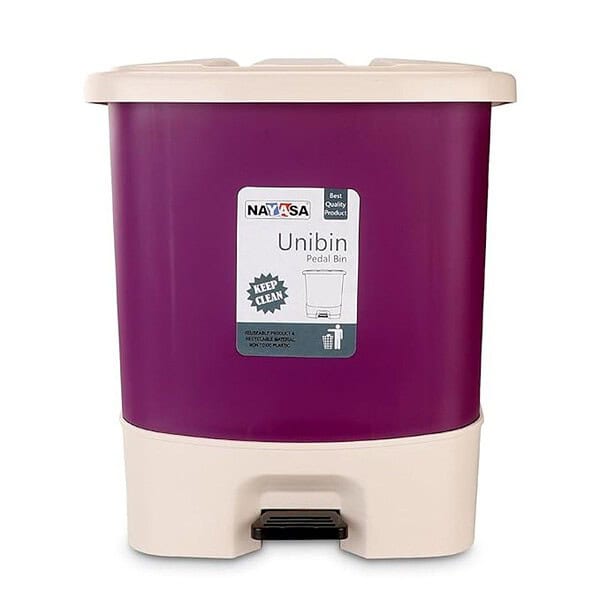 Nayasa Unibin Square 20 Ltrs With Lid and Detachable Plastic Bin With Handle - LXINDIA.COM